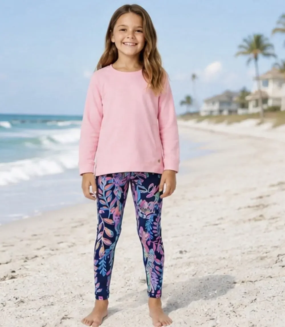 Lily Pulitzer Mini Beach Comber Sweatshirt Girls in Lilly Pink Large 8-10